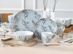 Vintage Flowers - Kombiservce 16-tlg - Stein