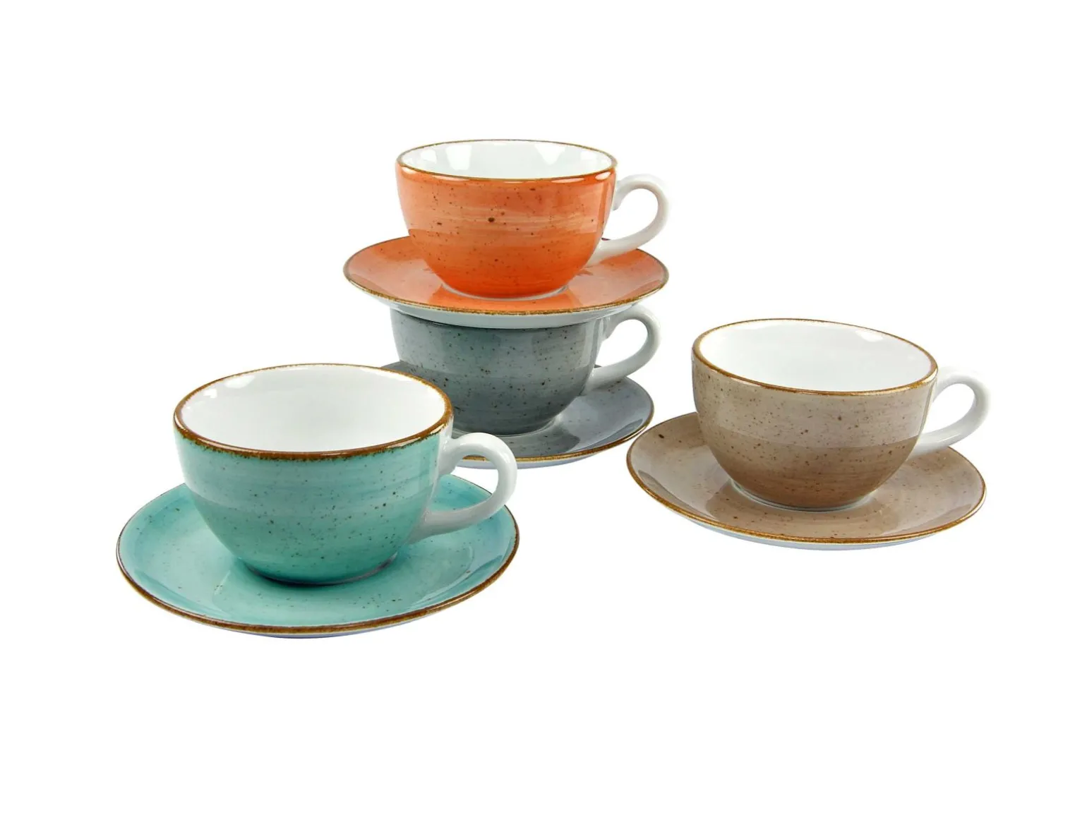 Vintage Nature - Cappuccino Set 8-tlg - bunt