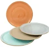 Vintage Nature - Pizzateller 4-tlg - Weiss