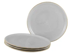 Vintage Nature - Pizzateller 4-tlg - Weiss