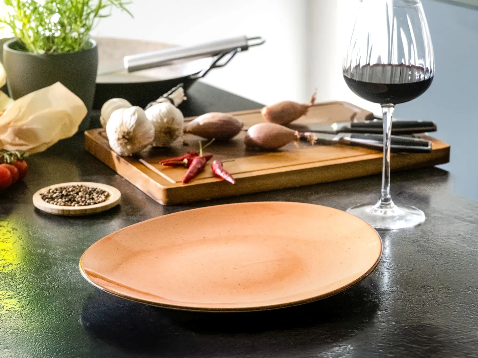 Vintage Nature - Tellerset 4-tlg, Vintage Nature - Steak Set 8-tlg - bunt