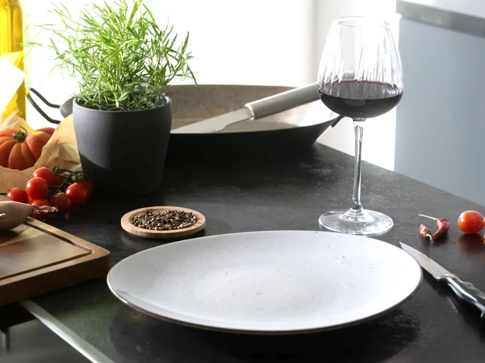 Vintage Nature - Tellerset 4-tlg, Vintage Nature - Steak Set 8-tlg - bunt