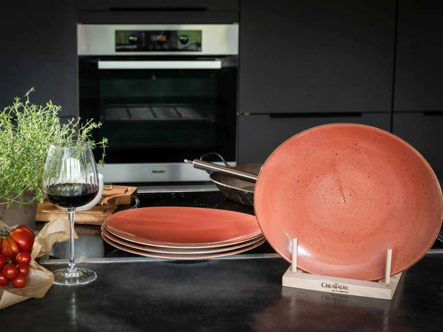 Vintage Nature - Tellerset 4-tlg, Vintage Nature - Steak Set 8-tlg - bunt
