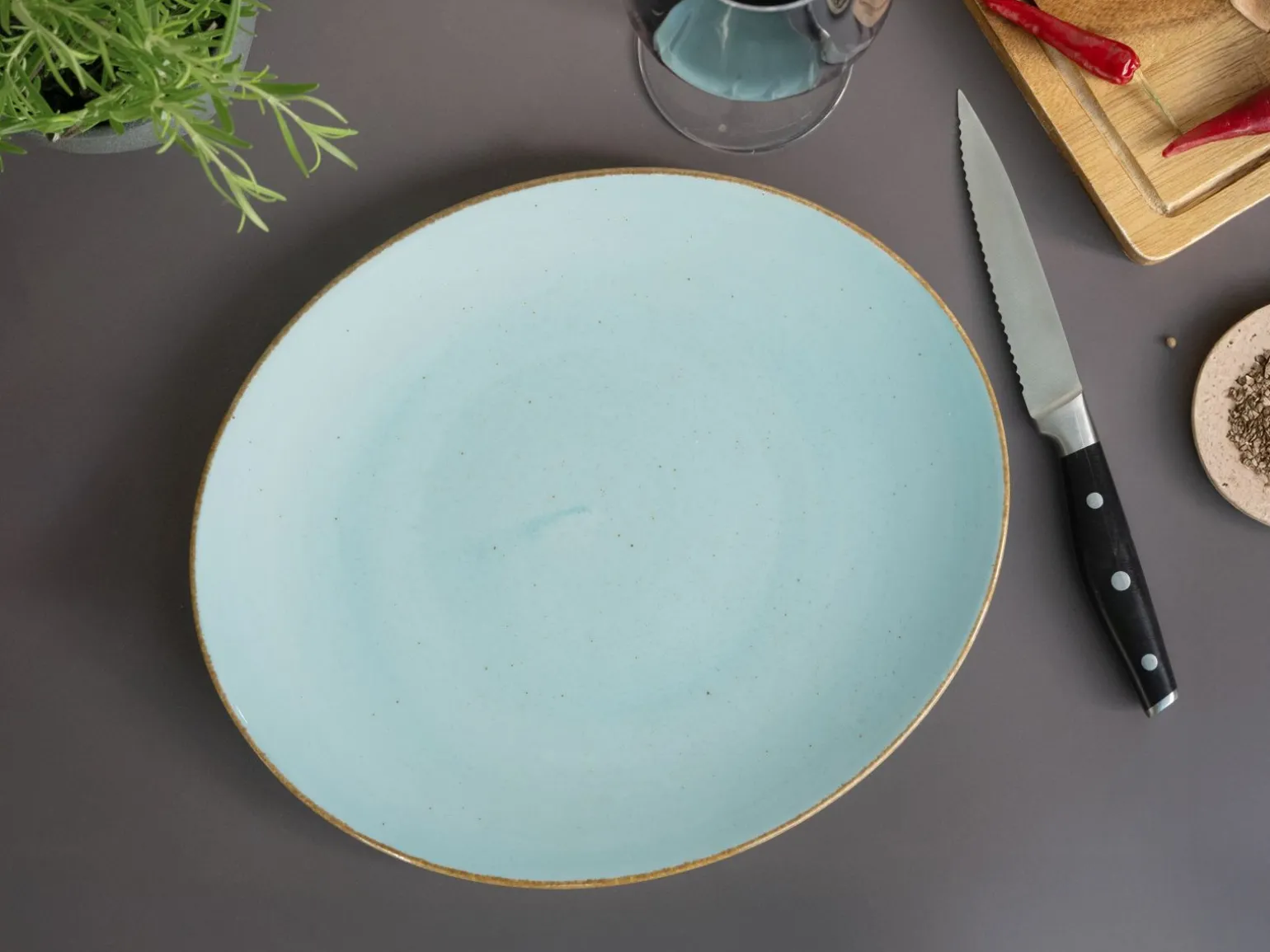 Vintage Nature - Tellerset 4-tlg, Vintage Nature - Steak Set 8-tlg - bunt