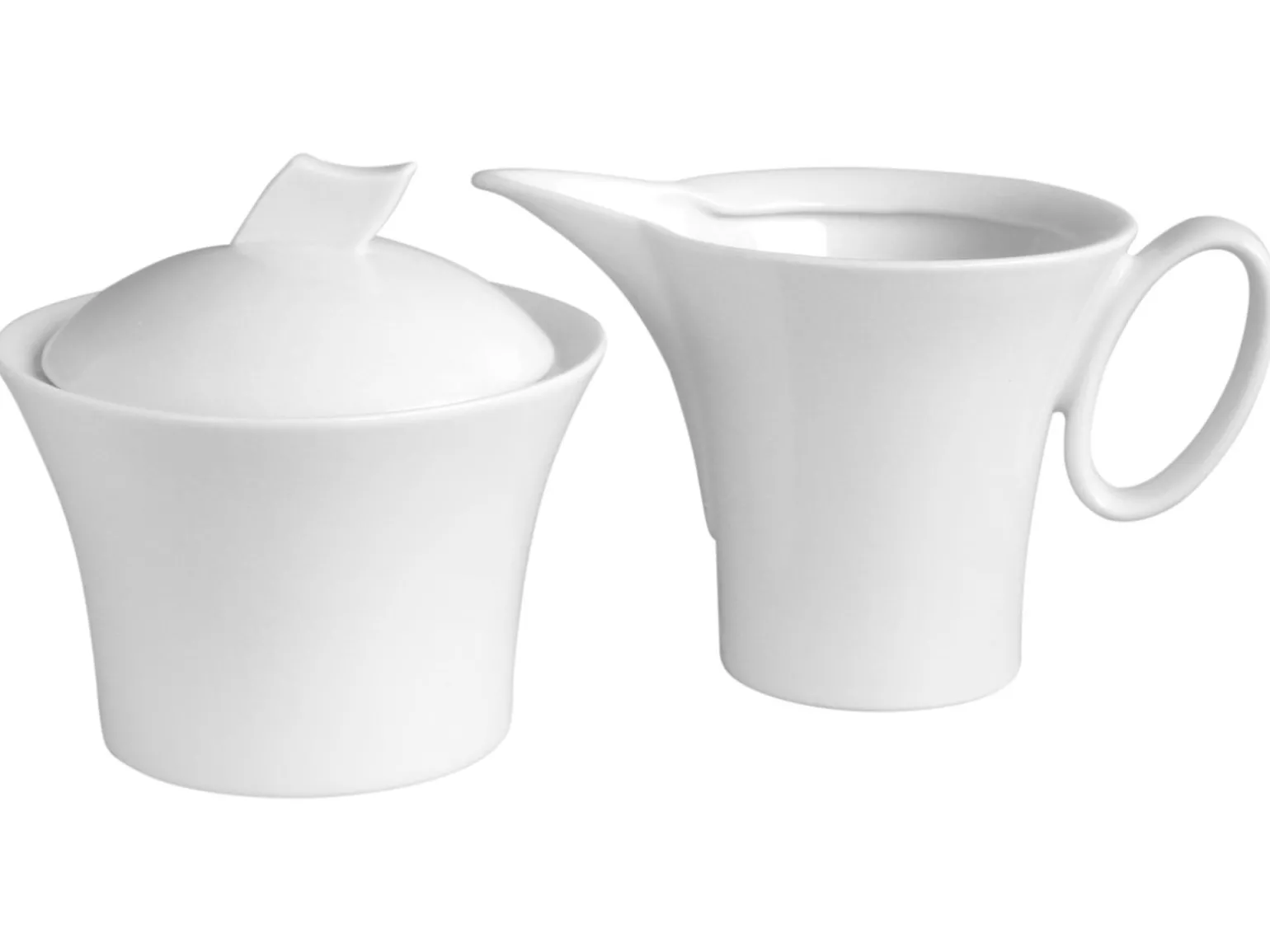 Wing - Milch und Zucker Set 2-tlg - Weiss