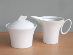 Wing - Milch und Zucker Set 2-tlg - Weiss