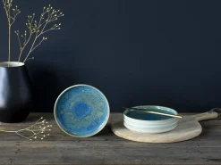 Yuki - Brotteller 4-tlg - Grün-blau